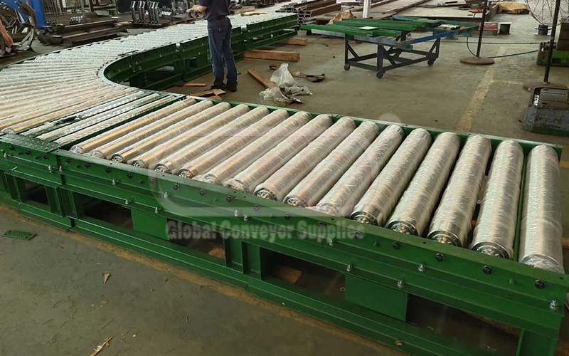 Umugqa wokupakisha we-Roller Conveyor System Design