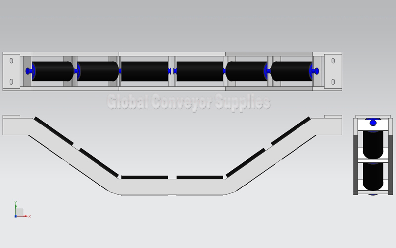 Roller Conveyor System Diseinua ontziratzeko lerroa