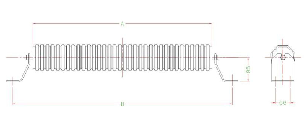 Flat Impact Idler