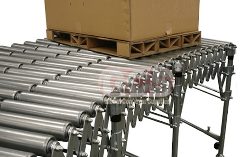 Roller Conveyor စနစ် Flexible Roller Conveyor