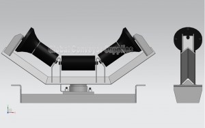 Roller Conveyor System Design laini apoti