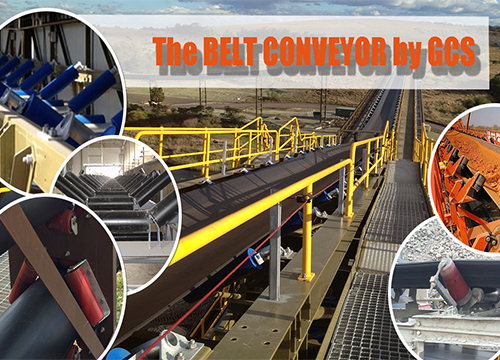 GCS belt conveyor karazana sy ny fitsipika fampiharana