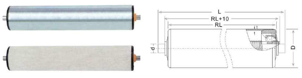 NH nylon rollers drawings