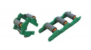 Retractable conveyor chain-
