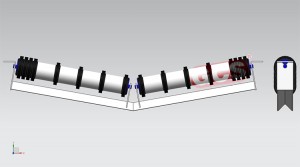 Disc cauciuc Vee Return Idler