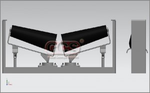 Rouleau à cône pour convoyeur GCS, Tambour de transmission, Tambour de redirection, Tambour électrique d'entraînement