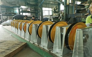 cast iron wheelfor belt conveyor