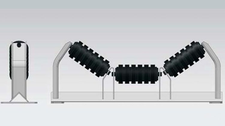 lmpact idler Trough type of clean roller